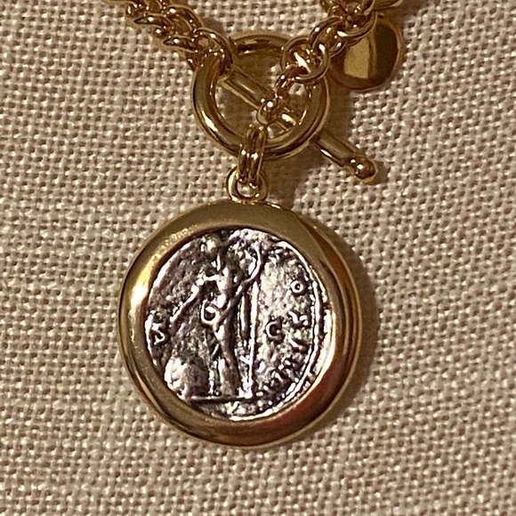 Mia Fiore Coin Toggle Necklace 